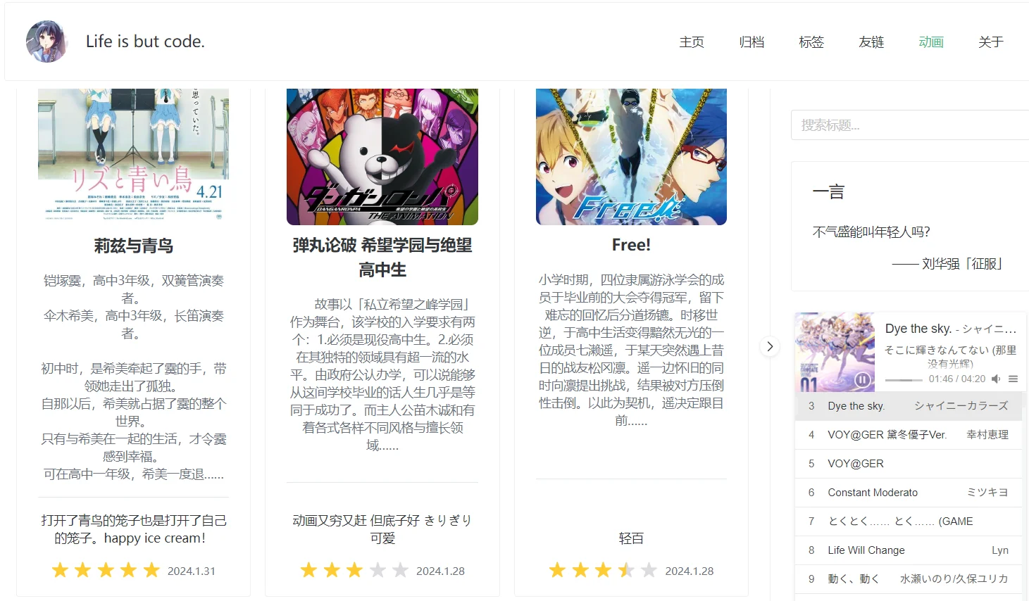 Anime List